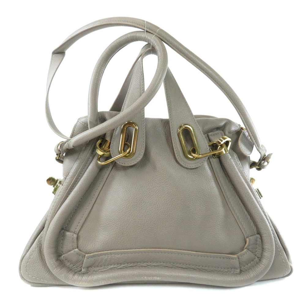 Chloe Paraty Calfskin Handbag Black